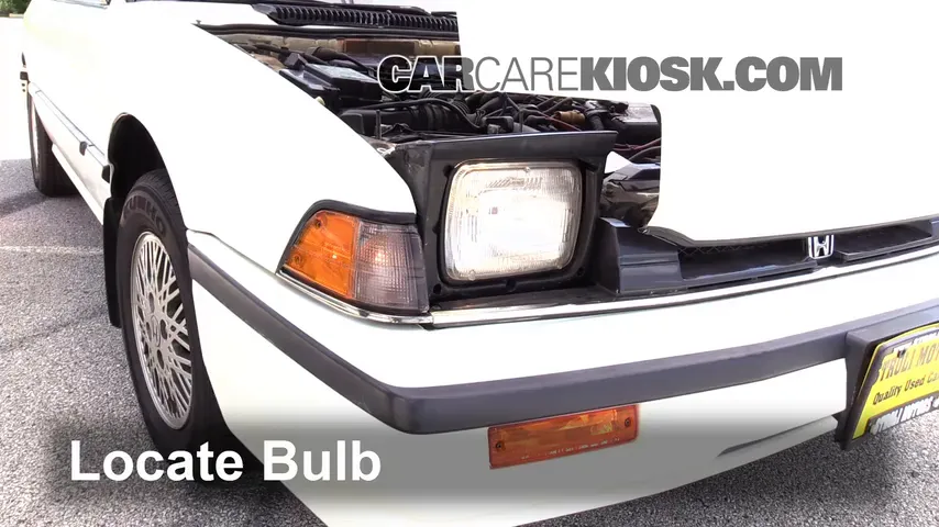 1985 Honda Prelude 2.0 Si 2.0L 4 Cyl. Éclairage Feu clignotant avant (remplacer l'ampoule)